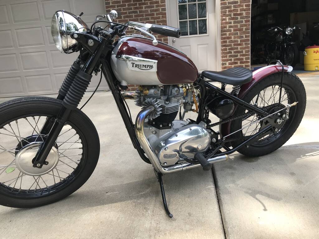 1968 Triumph Bonneville T120r Hoover Al Cycletradercom