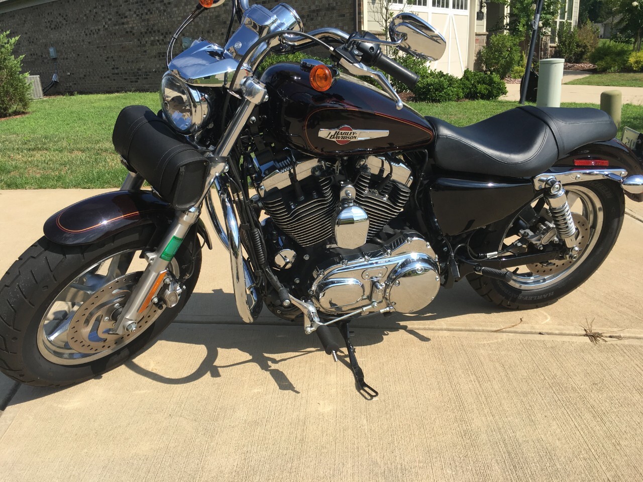 Turn-signal brake run winglets fender led 3-in-1 black HARLEY DAVIDSON ABS ...