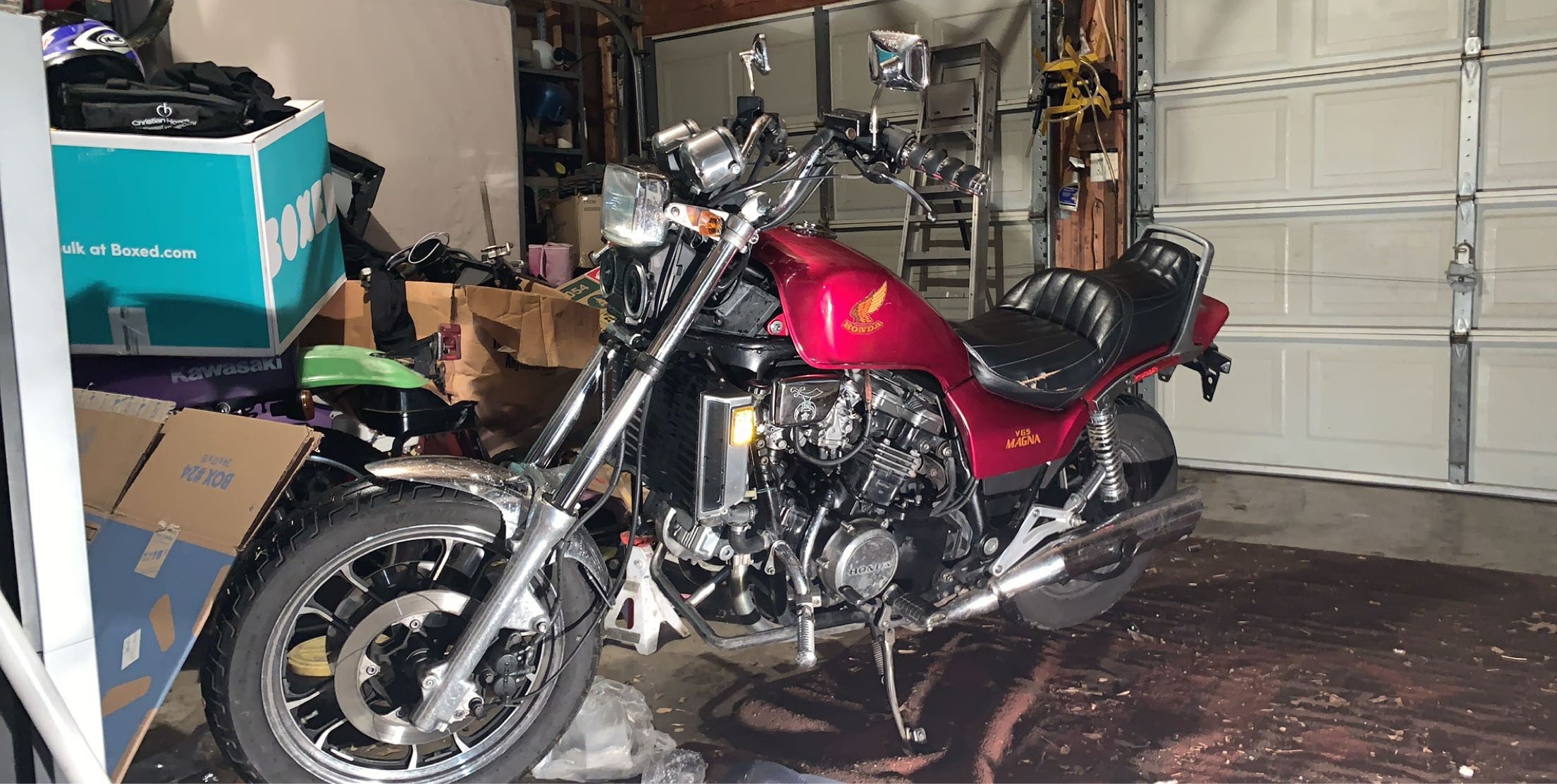 Magna Bobber Rat Build V4musclebike Com With Images Honda